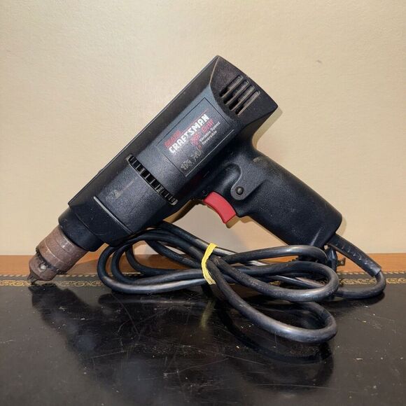 Craftsman 3/8" Corded Electric Reversible Drill - Model 315.101430 - Works Great - Picture 1 of 4